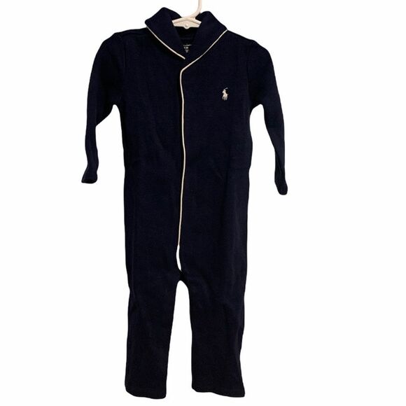 Ralph Lauren Baby  Coverall-blue 12 Months  NWT - Picture 1 of 7